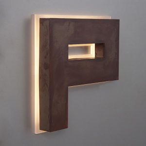 حروف فلزی با دوغی