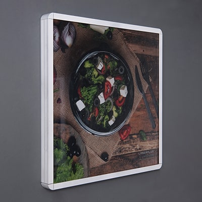 تابلو لایت باکس | ساخت تابلو لایت باکس | طراحی تابلو بک لايت با فريم آلومينيومی 3 سانتی