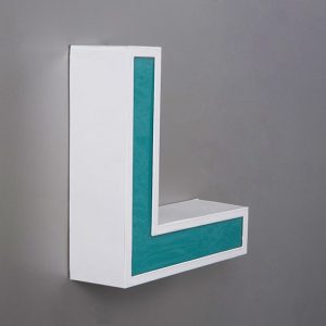 حروف فلزی با پلکسی