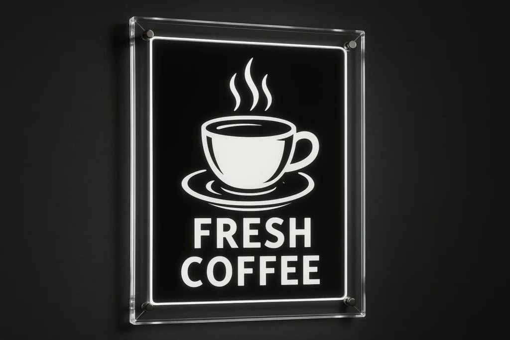 تابلو لایت باکس کریستالی